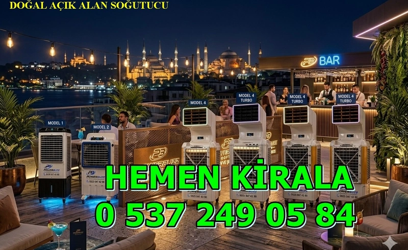 Otel Açık Alanı Soğutma, Soğutucu ve Serinletme Sistemleri Nelerdir?