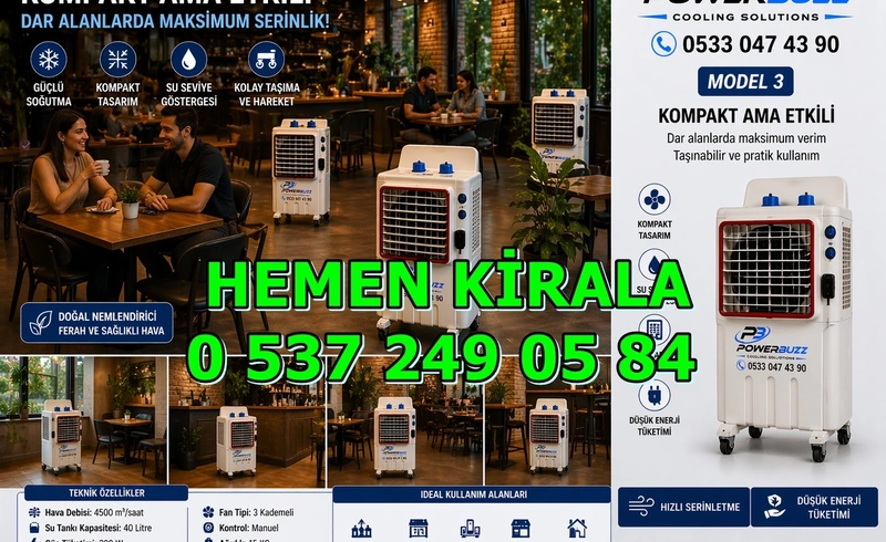 Otel Kafe Alanı Soğutma, Soğutucu ve Serinletme Sistemleri Nelerdir?